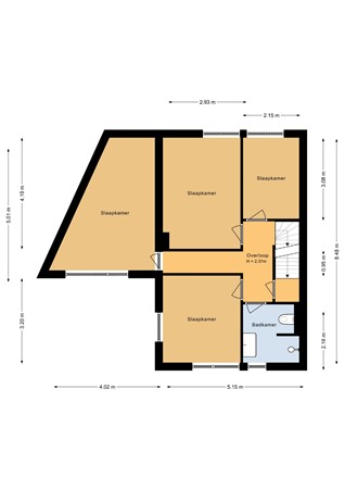 Floorplan - Hofmark 67, 1355 HE Almere
